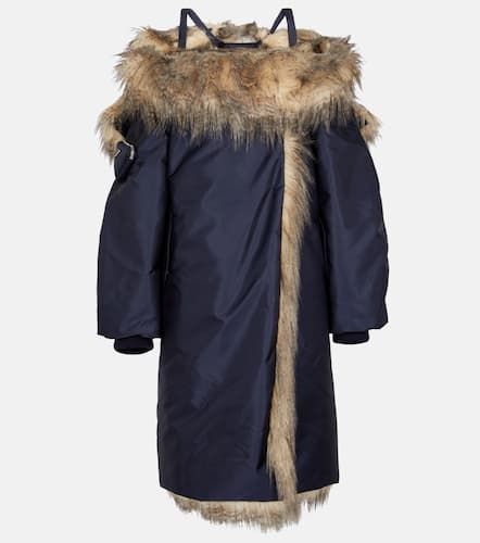 Manteau Re-Nylon en fourrure synthétique - Prada - Modalova