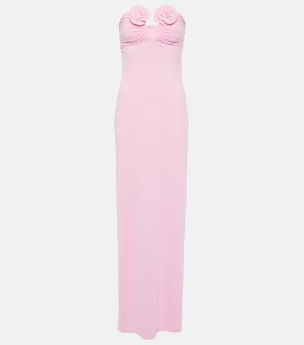 Robe longue bustier à appliqués - Magda Butrym - Modalova