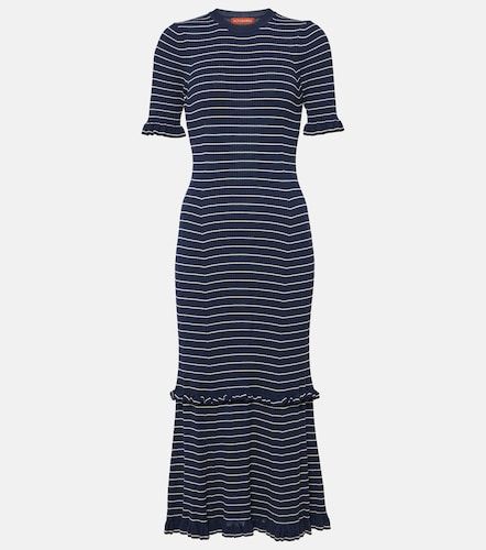 Robe longue Delpini à rayures et volants - Altuzarra - Modalova