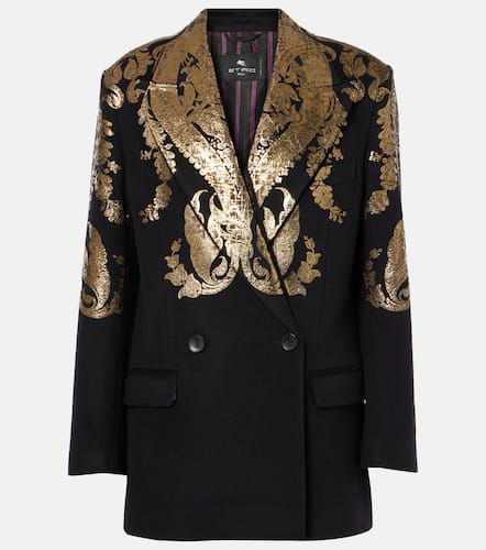 Etro Blazer en laine et cachemire - Etro - Modalova