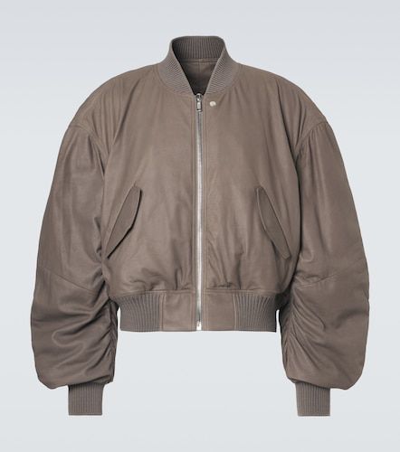 Veste bomber en cuir Secchia Flight - Rick Owens - Modalova