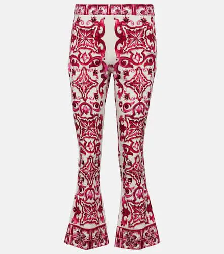 Pantalon flare imprimé - Dolce&Gabbana - Modalova
