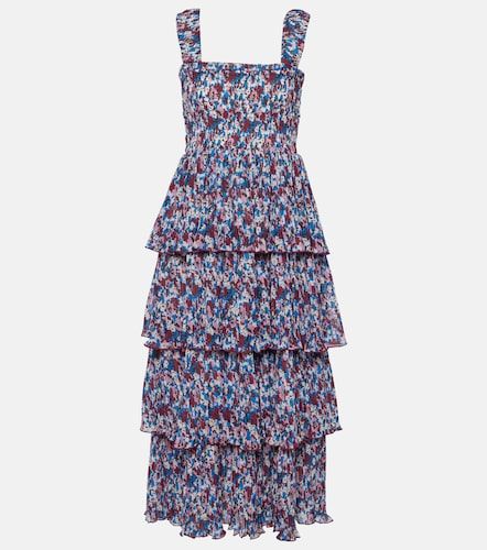 Ganni Robe midi à fleurs - Ganni - Modalova