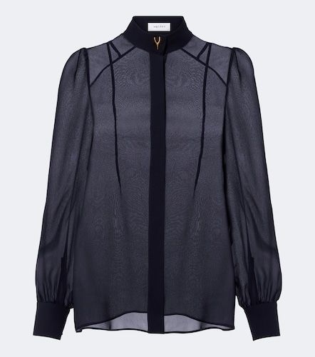 McQueen Chemise Wishbone en soie - McQueen - Modalova