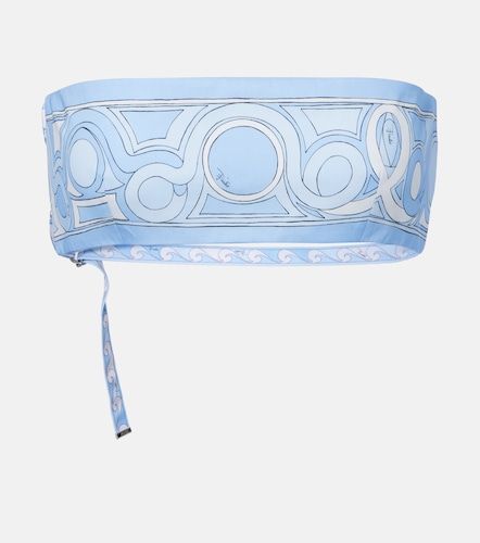 Top bandeau en coton à imprimé - Pucci - Modalova