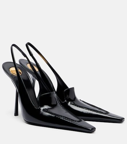 Escarpins slingback Voltaire en cuir verni - Saint Laurent - Modalova