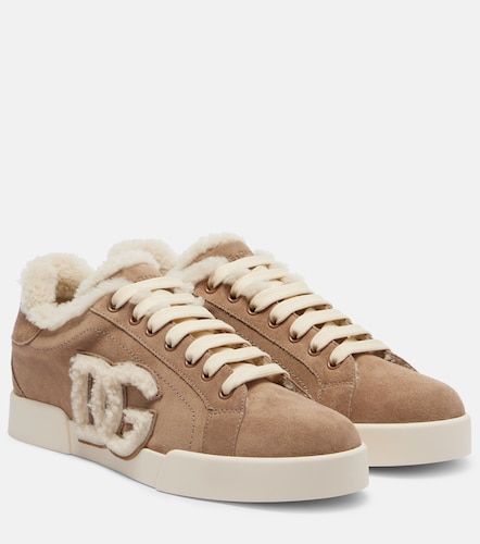 Dolce&Gabbana Baskets DG en daim - Dolce&Gabbana - Modalova