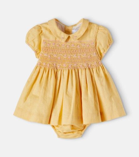 Bébé – Ensemble robe et culotte bloomer Dolly en lin et coton - La Coqueta - Modalova
