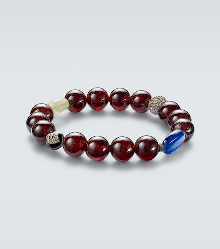 Bracelet à perles en argent sterling et pierres précieuses - Ileana Makri - Modalova