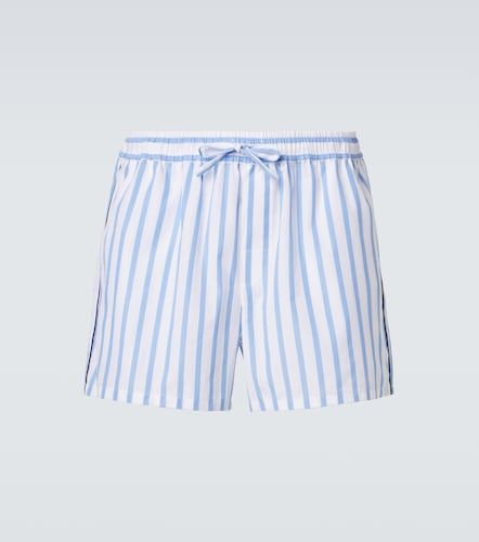 Short rayé en coton et soie - Dolce&Gabbana - Modalova