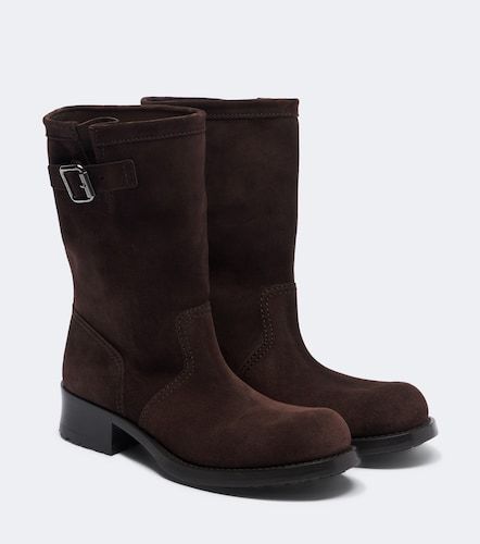 Prada Bottines Shard en daim - Prada - Modalova