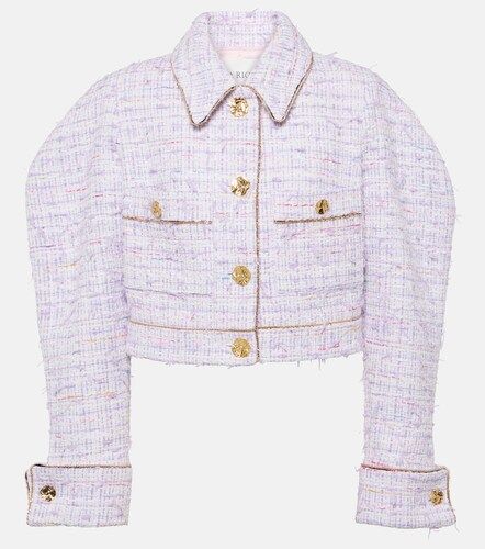 Veste courte en tweed de coton mélangé - Nina Ricci - Modalova