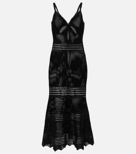 Self-Portrait Robe midi en crochet - Self-Portrait - Modalova