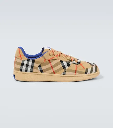 Baskets Check en toile - Burberry - Modalova