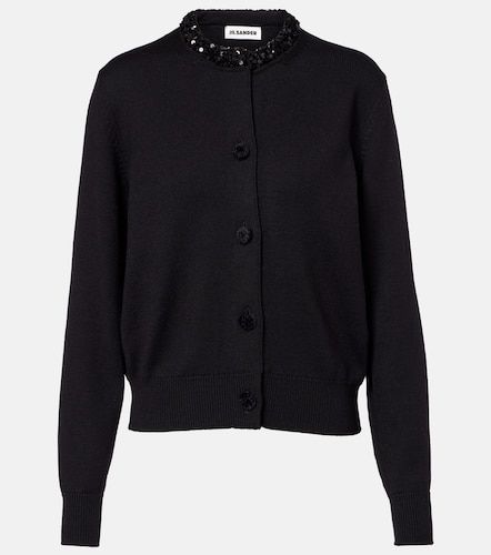 Cardigan en laine vierge à sequins - Jil Sander - Modalova