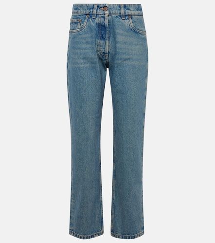 Prada Jean straight taille mi-haute - Prada - Modalova