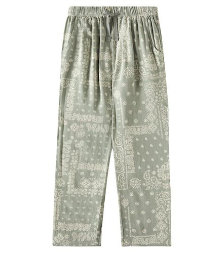 Pantalon Ethan imprimé en lin mélangé - Rylee + Cru - Modalova