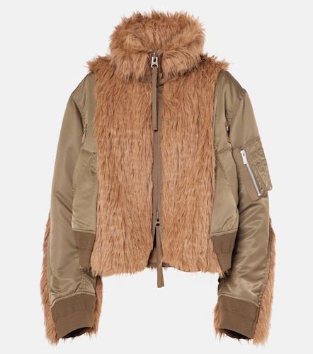 Veste en fourrure synthétique - Sacai - Modalova