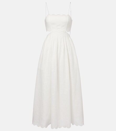 Robe midi Rhiannon en lin - Zimmermann - Modalova