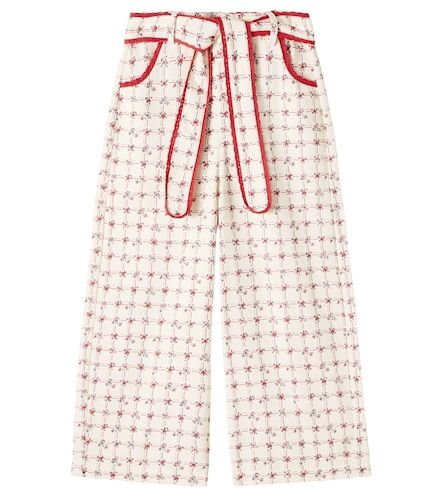 Pantalon droit Lissy en coton à fleurs - Bebe Organic - Modalova