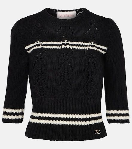 Valentino Pull rayé en laine - Valentino - Modalova