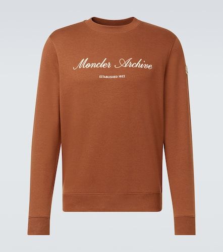 Sweat-shirt Archivio en coton mélangé à logo - Moncler - Modalova