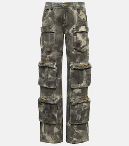Pantalon cargo à taille basse en jean - Blumarine - Modalova