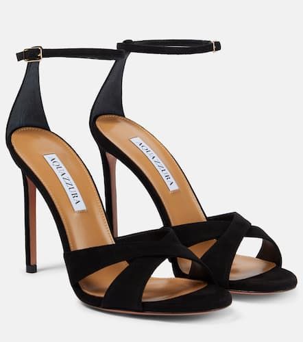 Sandales Divine 105 en daim - Aquazzura - Modalova