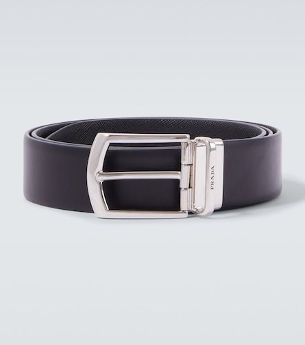 Ceinture réversible en cuir et Saffiano - Prada - Modalova
