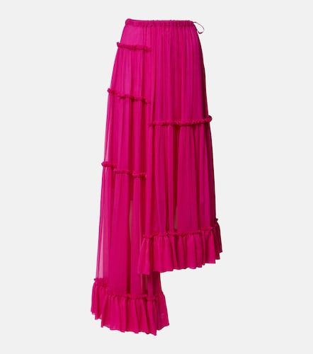 Jupe asymétrique en soie - Dries Van Noten - Modalova