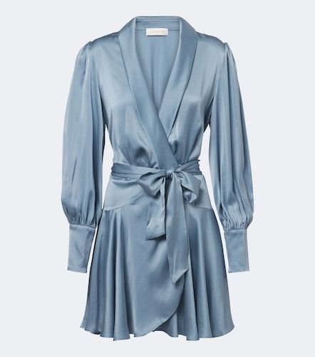Robe portefeuille en soie - Zimmermann - Modalova