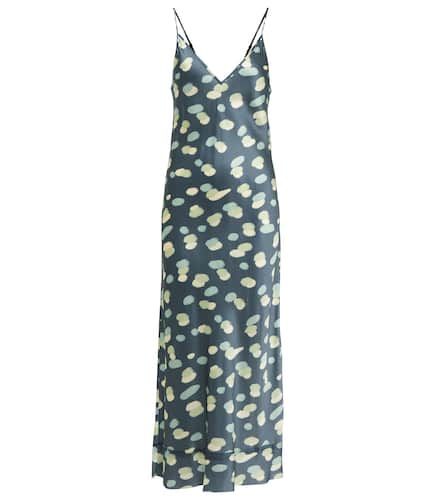 Robe Bella imprimée en satin de soie - Lee Mathews - Modalova