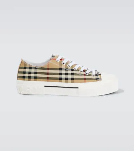 Baskets Check en toile - Burberry - Modalova