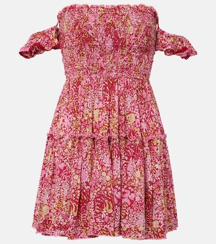 Robe Aurora à imprimé floral et volants - Poupette St Barth - Modalova