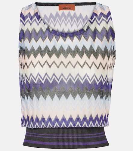 Missoni Top Zigzag en lamé - Missoni - Modalova