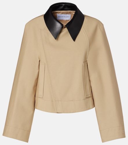 Veste raccourcie en coton et laine - Givenchy - Modalova