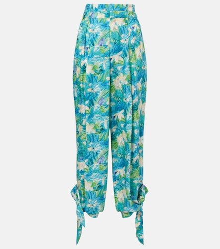 Chloé Pantalon ballon en soie à fleurs - Chloe - Modalova