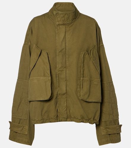 The Attico Veste en coton et cuir - The Attico - Modalova
