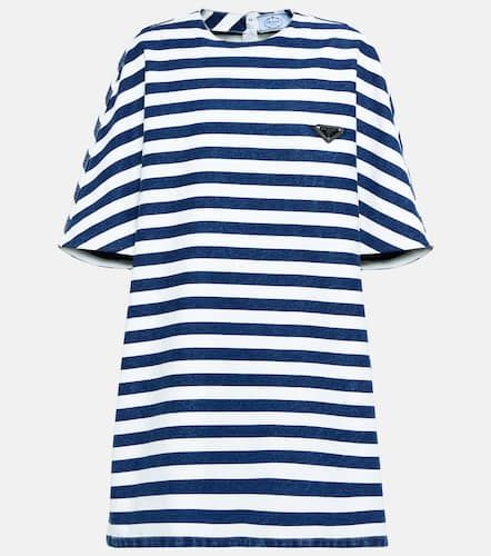 Prada Robe en jean rayée - Prada - Modalova
