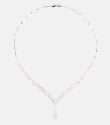 Collier en or blanc 18 ct et diamants - Yeprem - Modalova