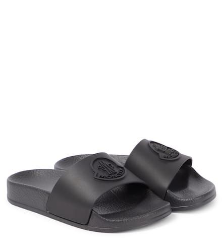 Moncler Enfant Mules à logo - Moncler Enfant - Modalova