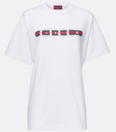Gucci T-shirt en coton à logo - Gucci - Modalova
