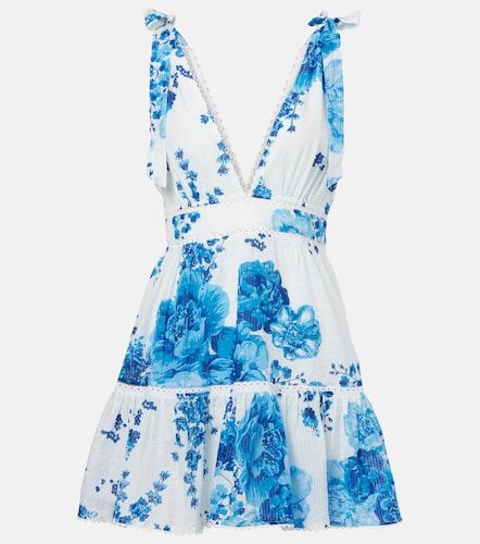 Robe Cara en coton à fleurs - Poupette St Barth - Modalova