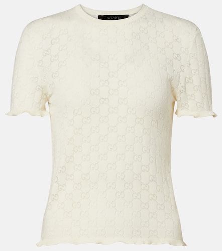 Gucci T-shirt GG en coton mélangé - Gucci - Modalova