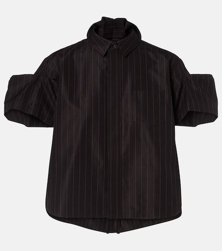 Sacai Top rayé en coton mélangé - Sacai - Modalova
