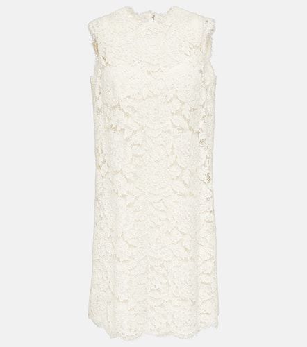 Robe en dentelle à fleurs - Dolce&Gabbana - Modalova