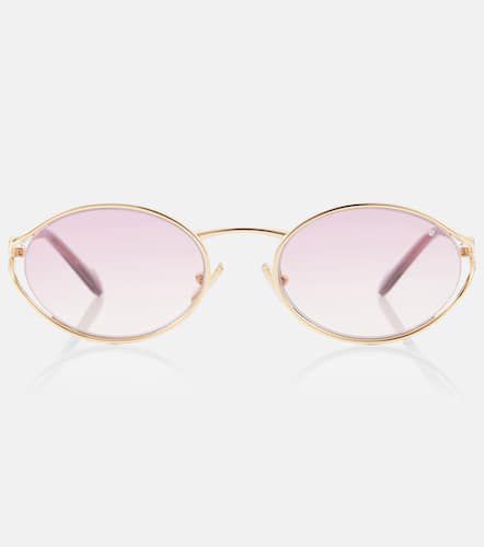 Lunettes de soleil ovales MU 52YS - Miu Miu - Modalova