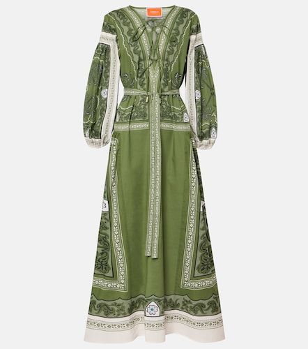 Robe longue Viviana imprimée en coton - La DoubleJ - Modalova