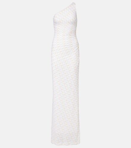 Robe longue asymétrique en lamé - Missoni - Modalova