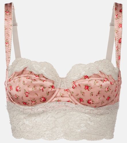 Soutien-gorge en soie et coton - Dolce&Gabbana - Modalova